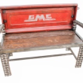 Gmc Truck Tailgate Garden Bench, Outdoor Furniture, Garden Bench