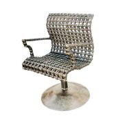Metal Accent Chair Industrial Chic Or Steampunk Style Furniture