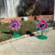 Upcycled Garden Flowers Yard Art Ideas DIY